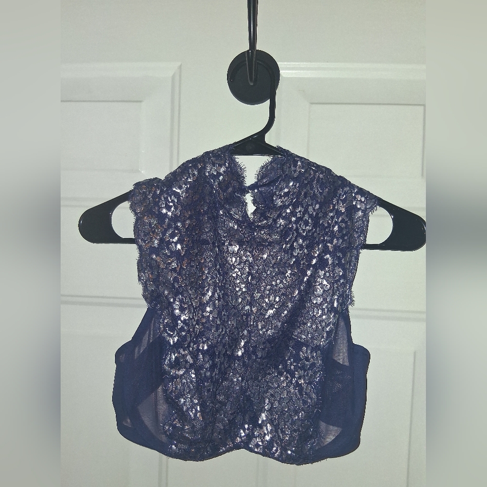 Victoria's Secret Navy Lace Bralette
